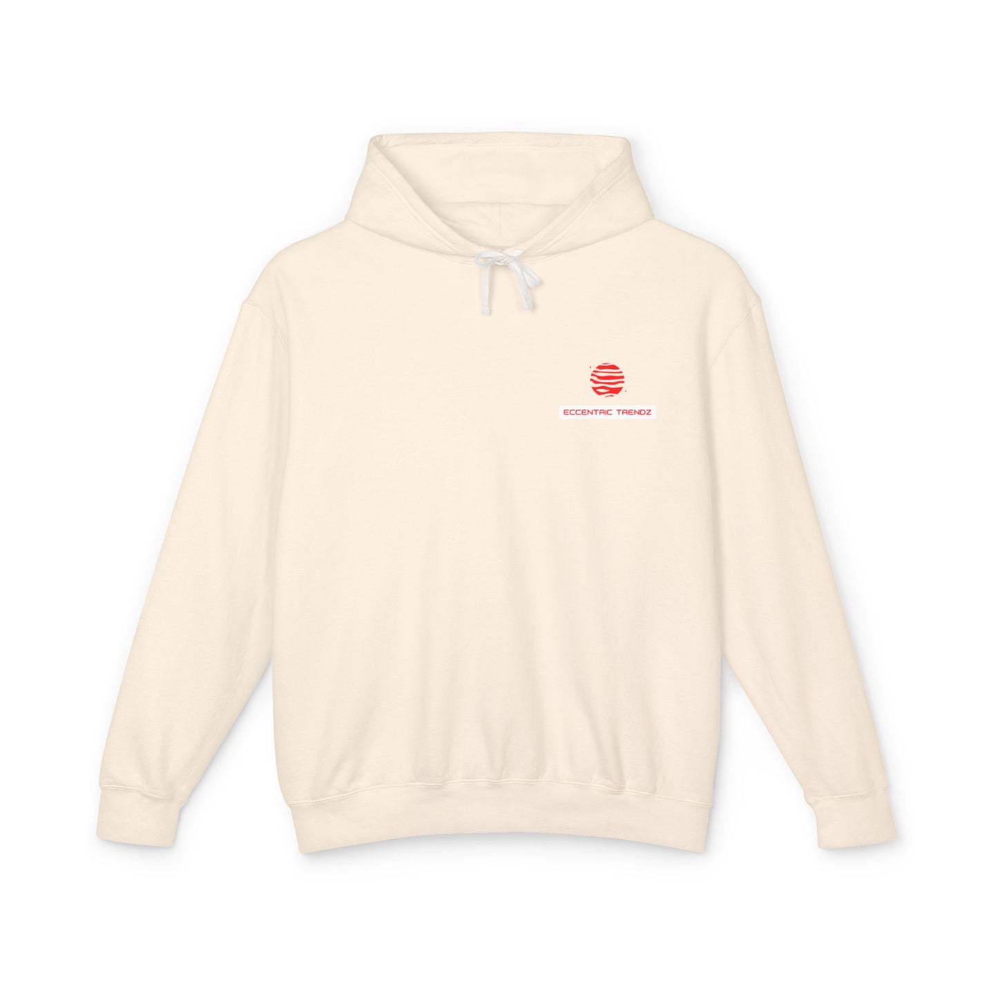 Eccentric Trendz Lightweight Cream Pullover Logo Hoodie