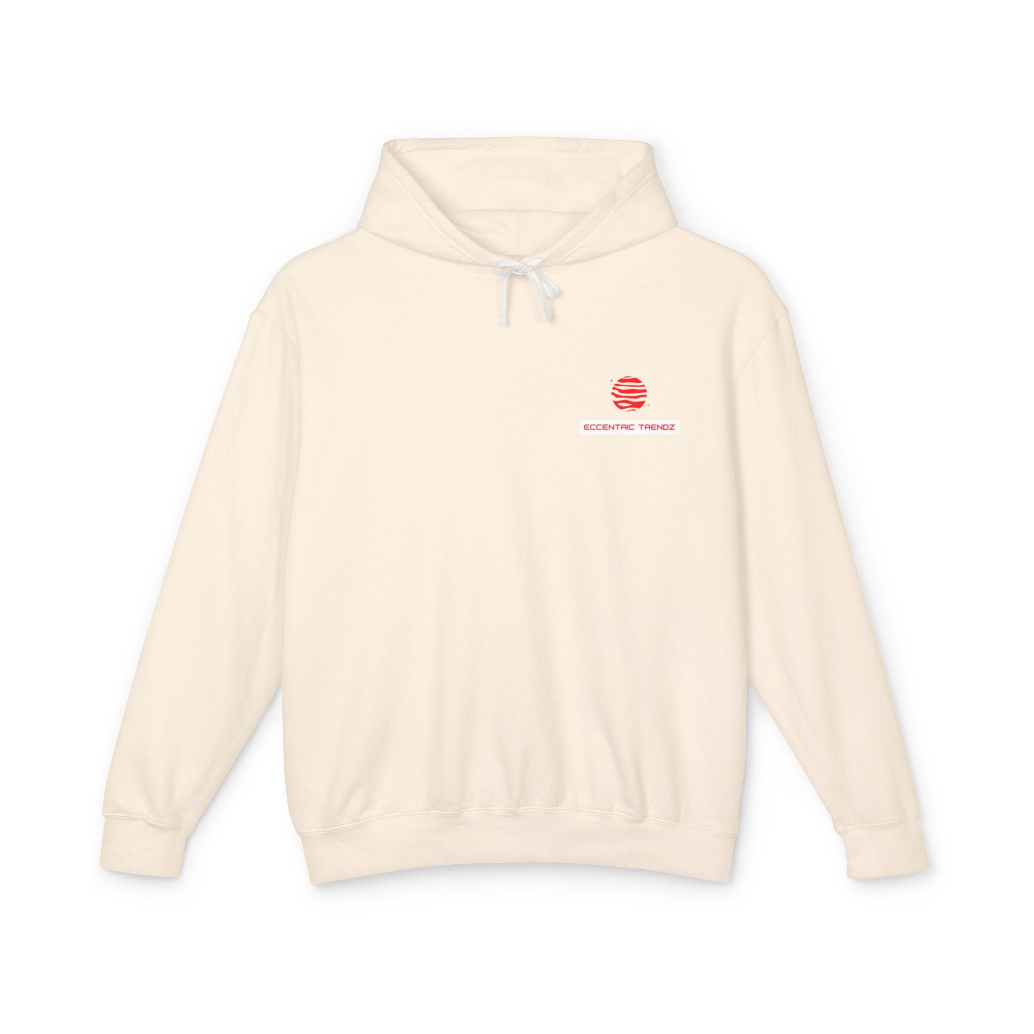 Eccentric Trendz Lightweight Cream Pullover Logo Hoodie