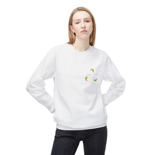 Eccentric Trendz Serotonin Floral Graphic Crewneck Sweatshirt
