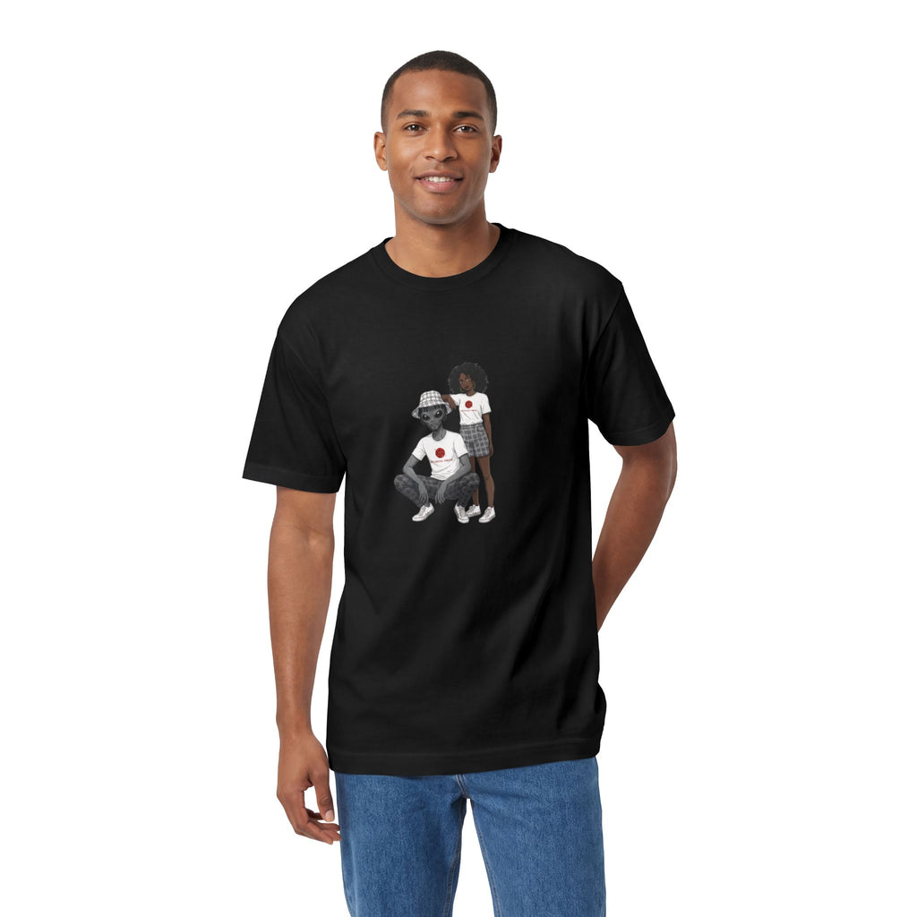 Eccentric Trendz Minimalist Dapper D & Nova Chill Design Graphic Tee