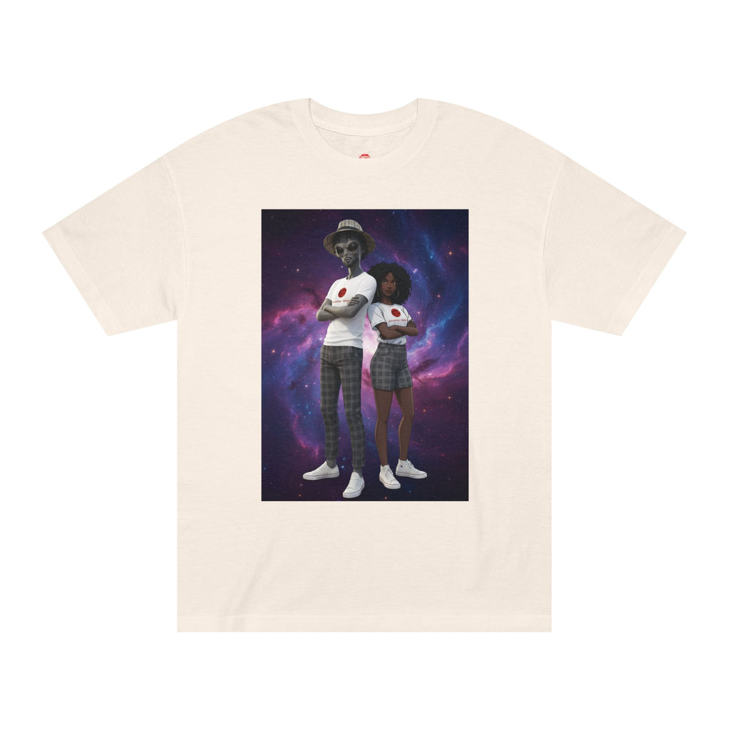 Eccentric Trendz dapper d & nova Minimal Graphic Tee