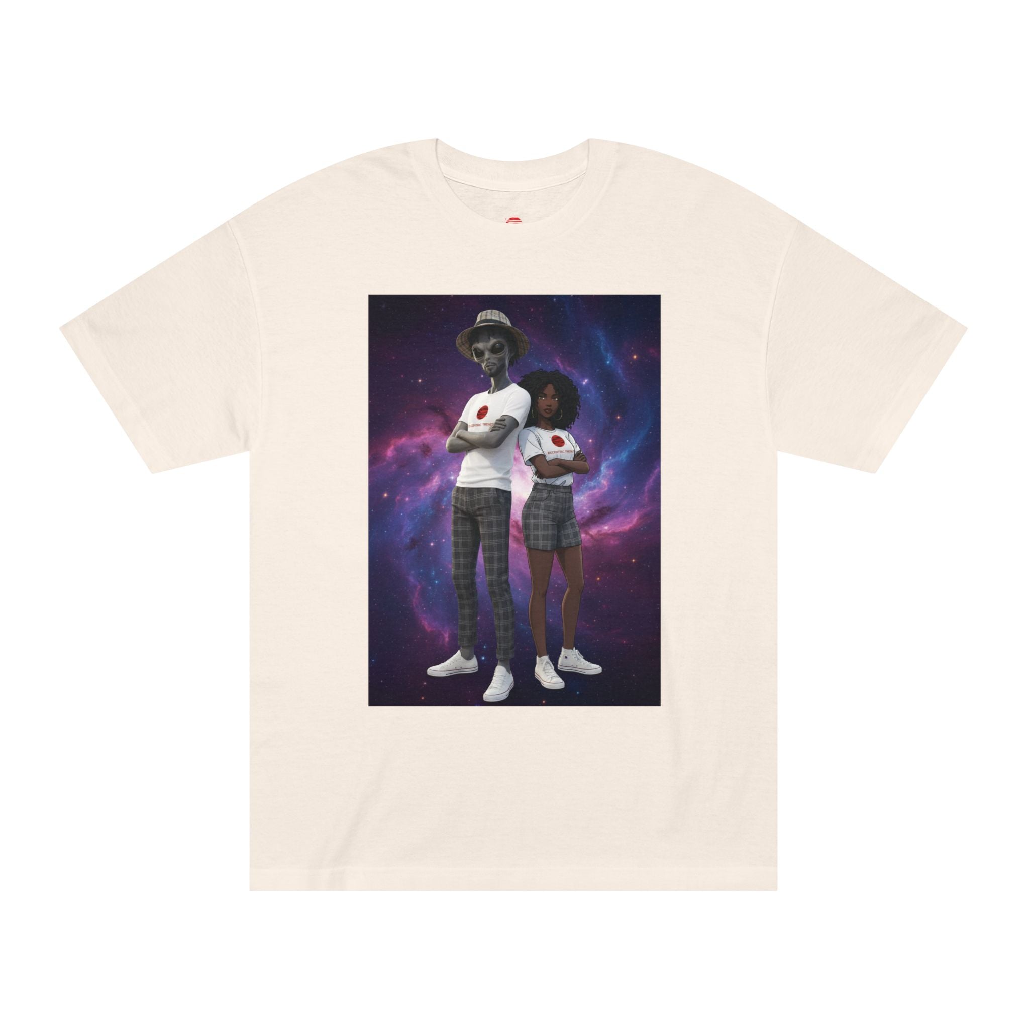 Eccentric Trendz dapper d & nova Minimal Graphic Tee