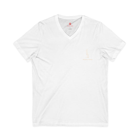 Eccentric Trendz Leaf V-Neck Tee — Stylish Soft Cotton