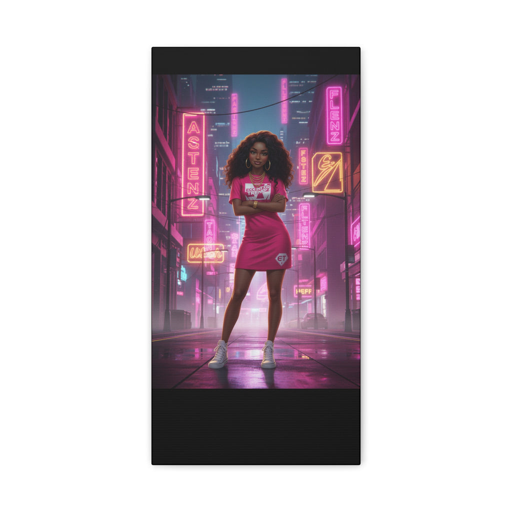 ECCENTRIC TRENDZ - NOVAS PINK DRESS ( NEON CITY )