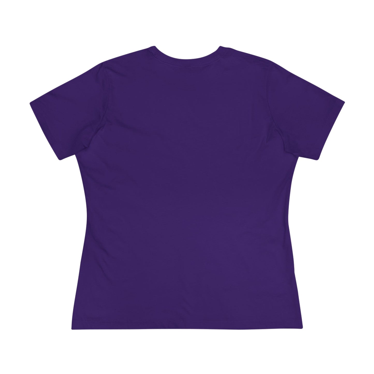 Eccentric Trendz Ladies' V-Neck Minimal Yellow Ghost Graphic Tee