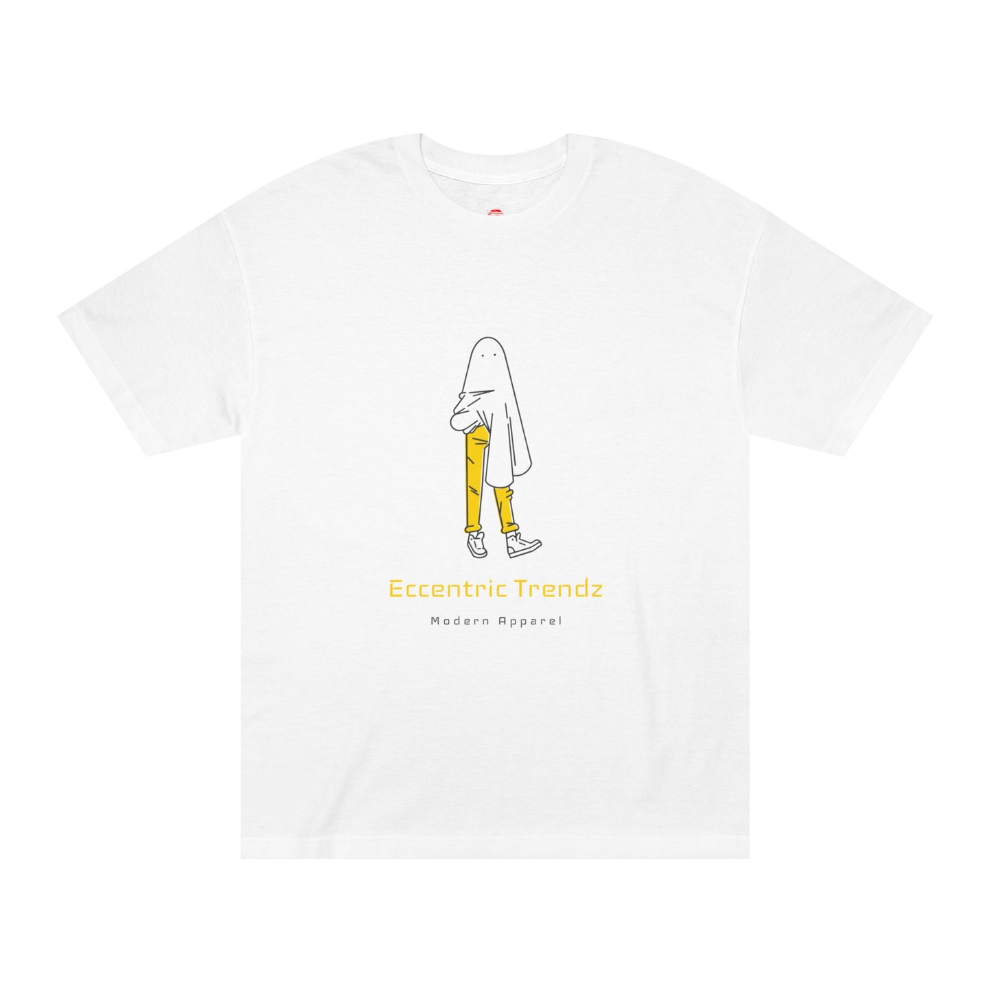 Eccentric Trendz Minimal Ghost Character Unisex Soft style Tee