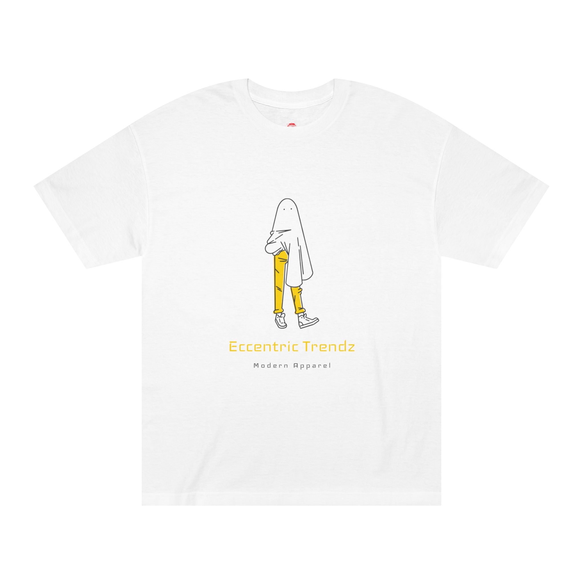 Eccentric Trendz Minimal Ghost Character Unisex Soft style Tee