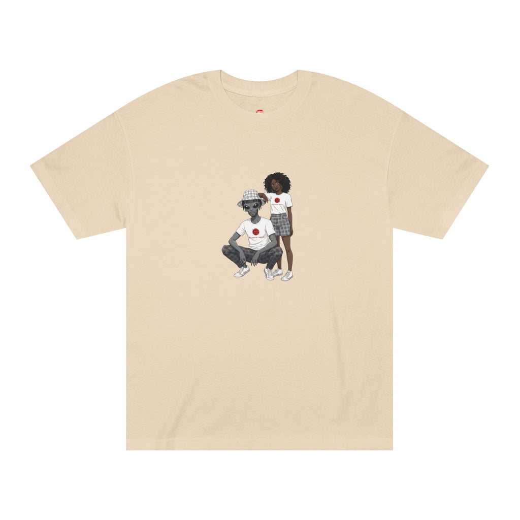 Eccentric Trendz Minimalist Dapper D & Nova Chill Design Graphic Tee