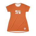 ECCENTRIC TRENDZ NOVA'S MINIMALISTIC DRESS (BURNTORANGE)