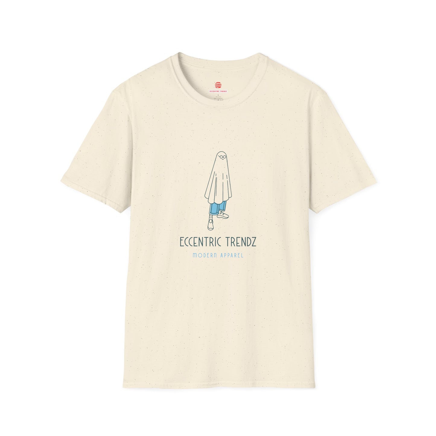 Eccentric Trendz Nerdy Ghost Costume T-Shirt Minimal Graphic Tee