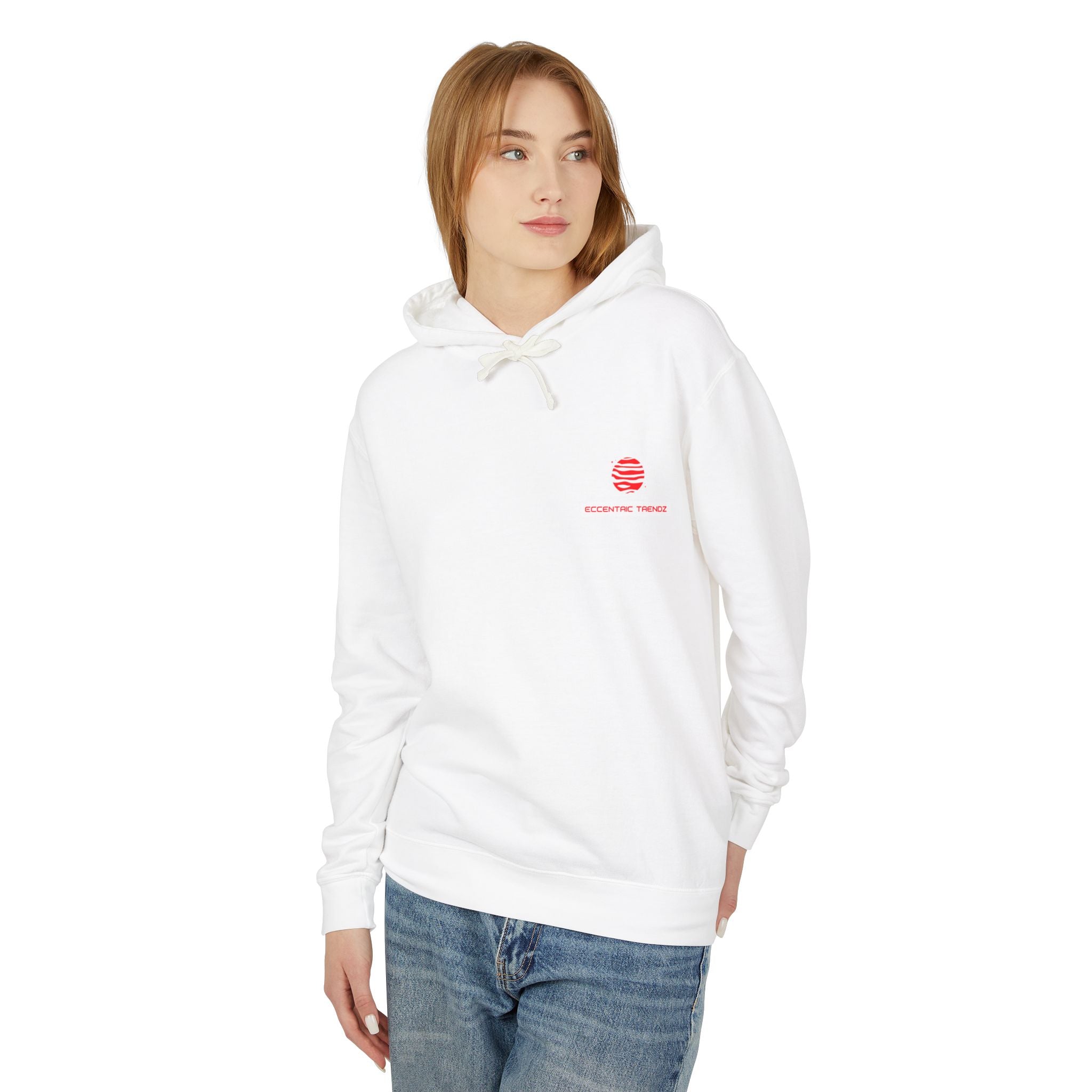Eccentric Trendz Lightweight Cream Pullover Logo Hoodie