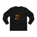 Eceentric Trendz Vintage Orange Tropical Palm Long sleeve Tee