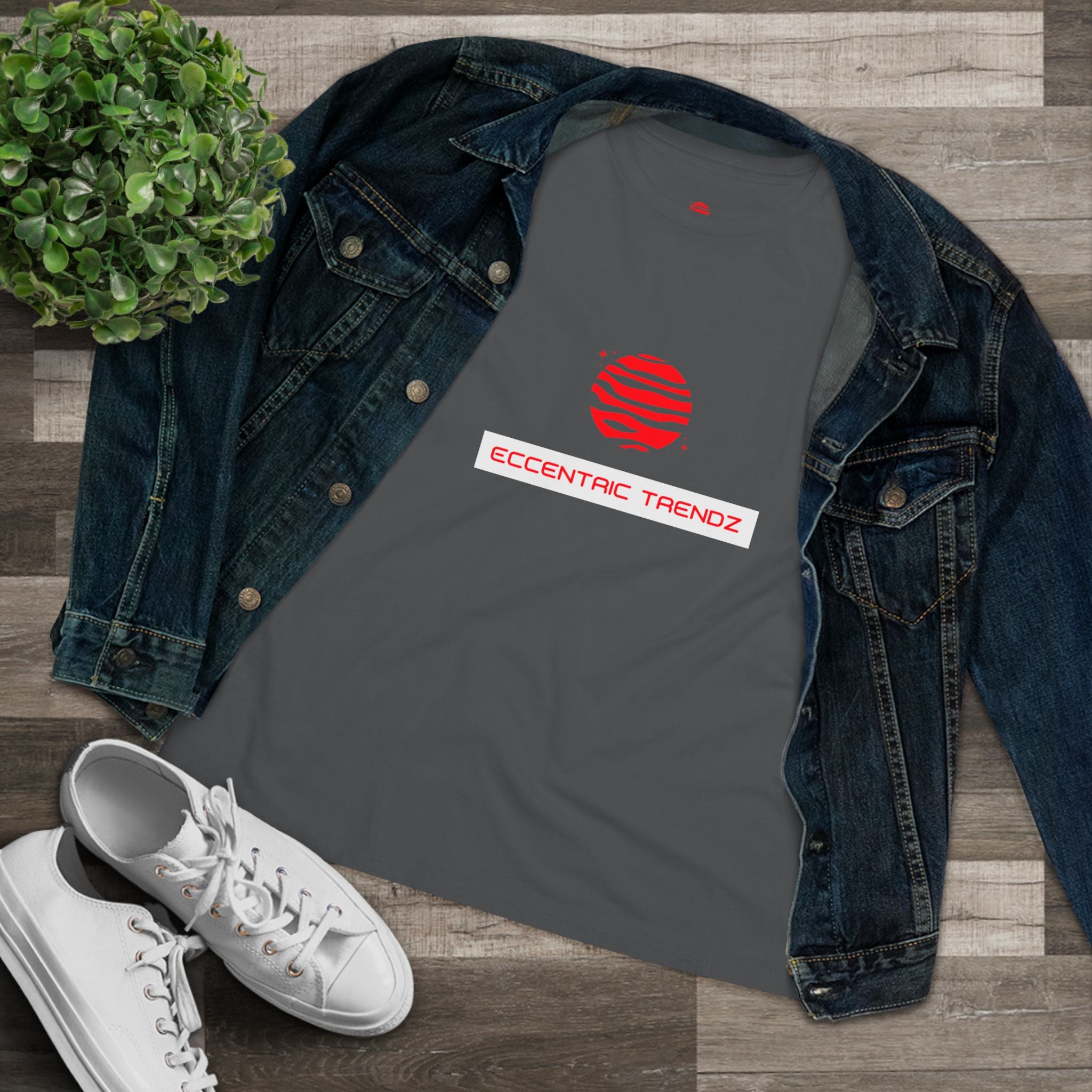 Eccentric Trendz Ladies' Minimal Graphic Tee
