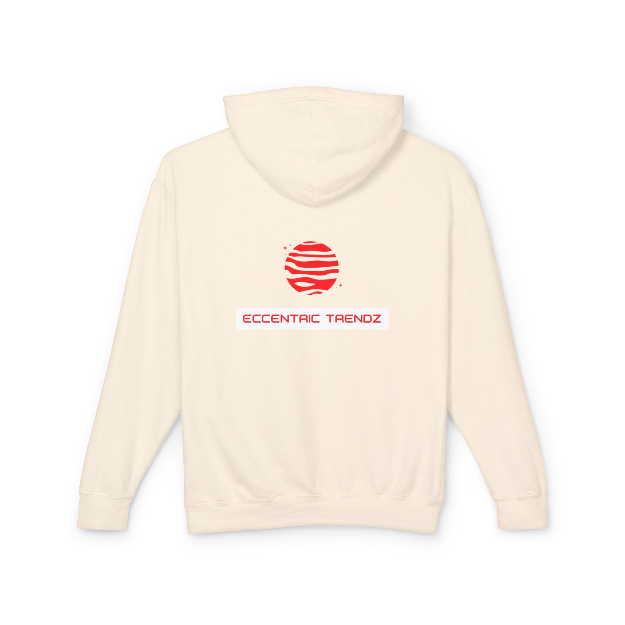 Eccentric Trendz Lightweight Cream Pullover Logo Hoodie