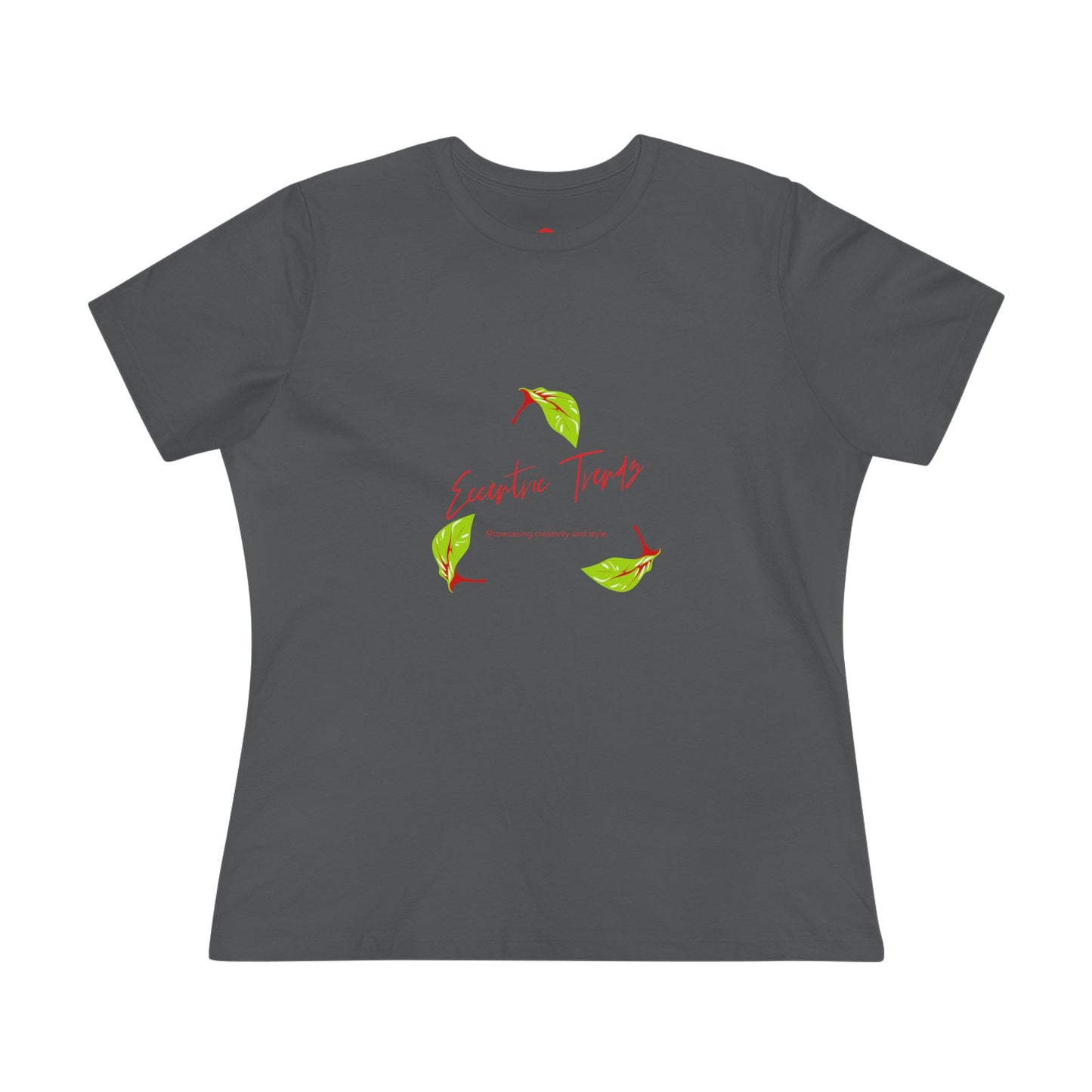 Eccentric Trendz Ladies' V-Neck "Escape to Tropics" Minimal Graphic Tee