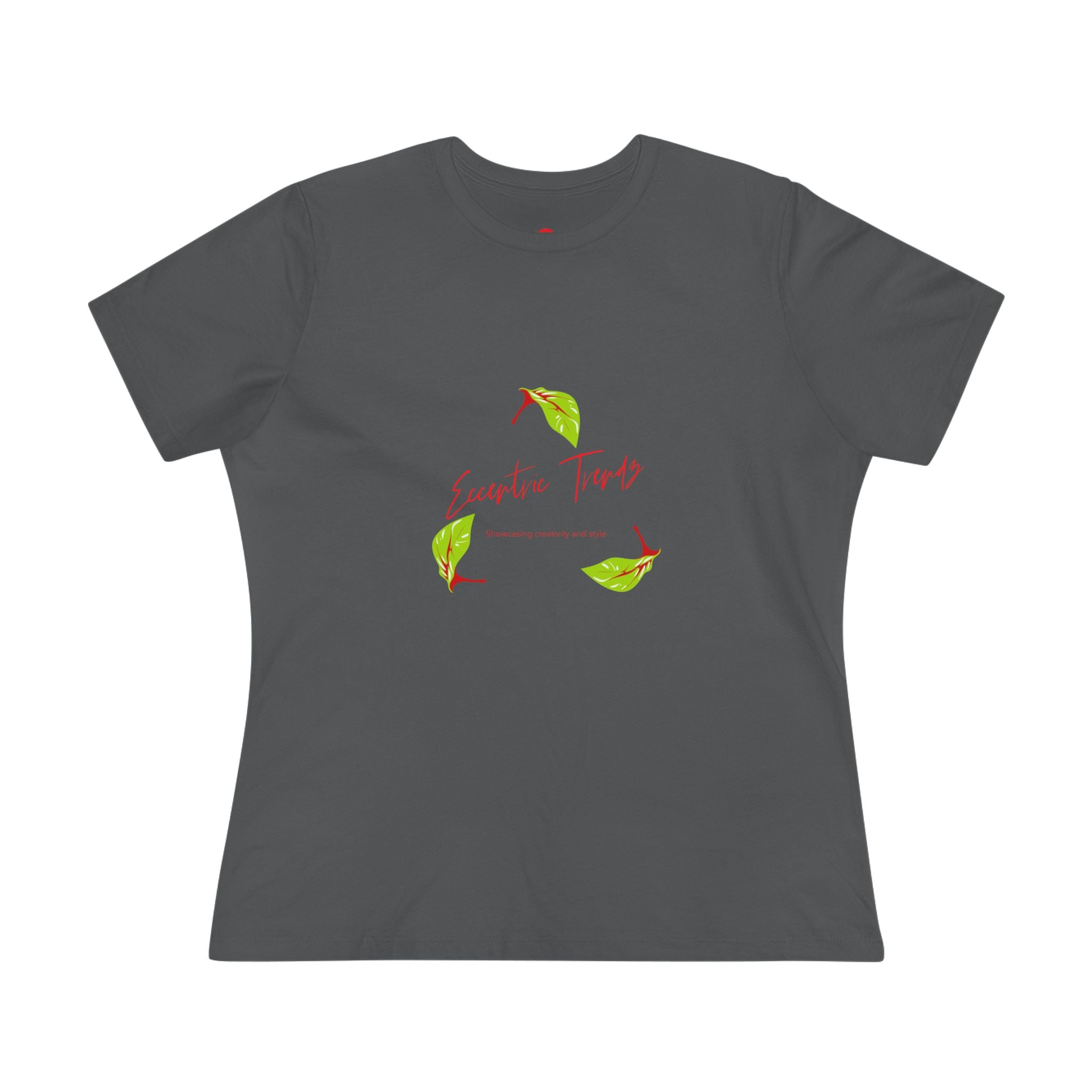 Eccentric Trendz Ladies' V-Neck "Escape to Tropics" Minimal Graphic Tee