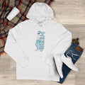 Eccentric Trendz Vibrant Minimalist Light-Blue Trendy Alien Hoodie