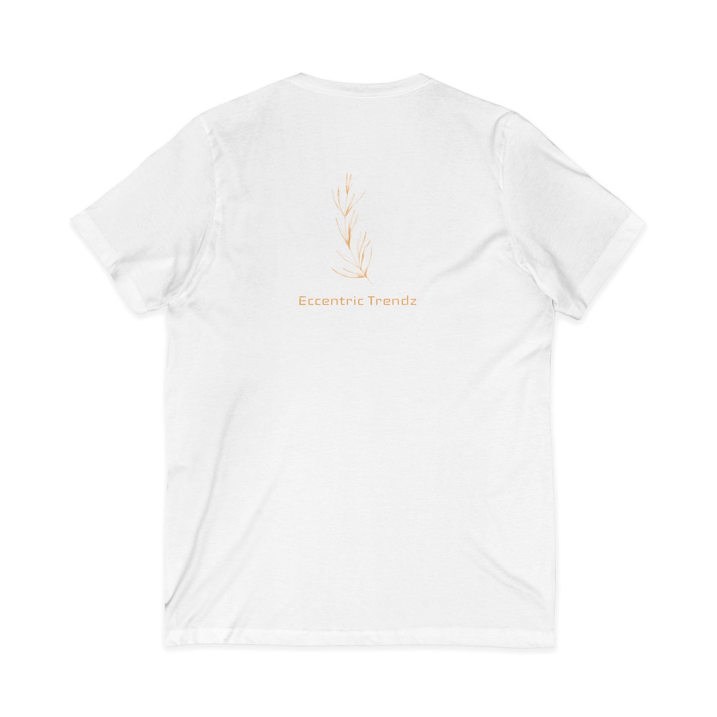 Eccentric Trendz Leaf V-Neck Tee — Stylish Soft Cotton