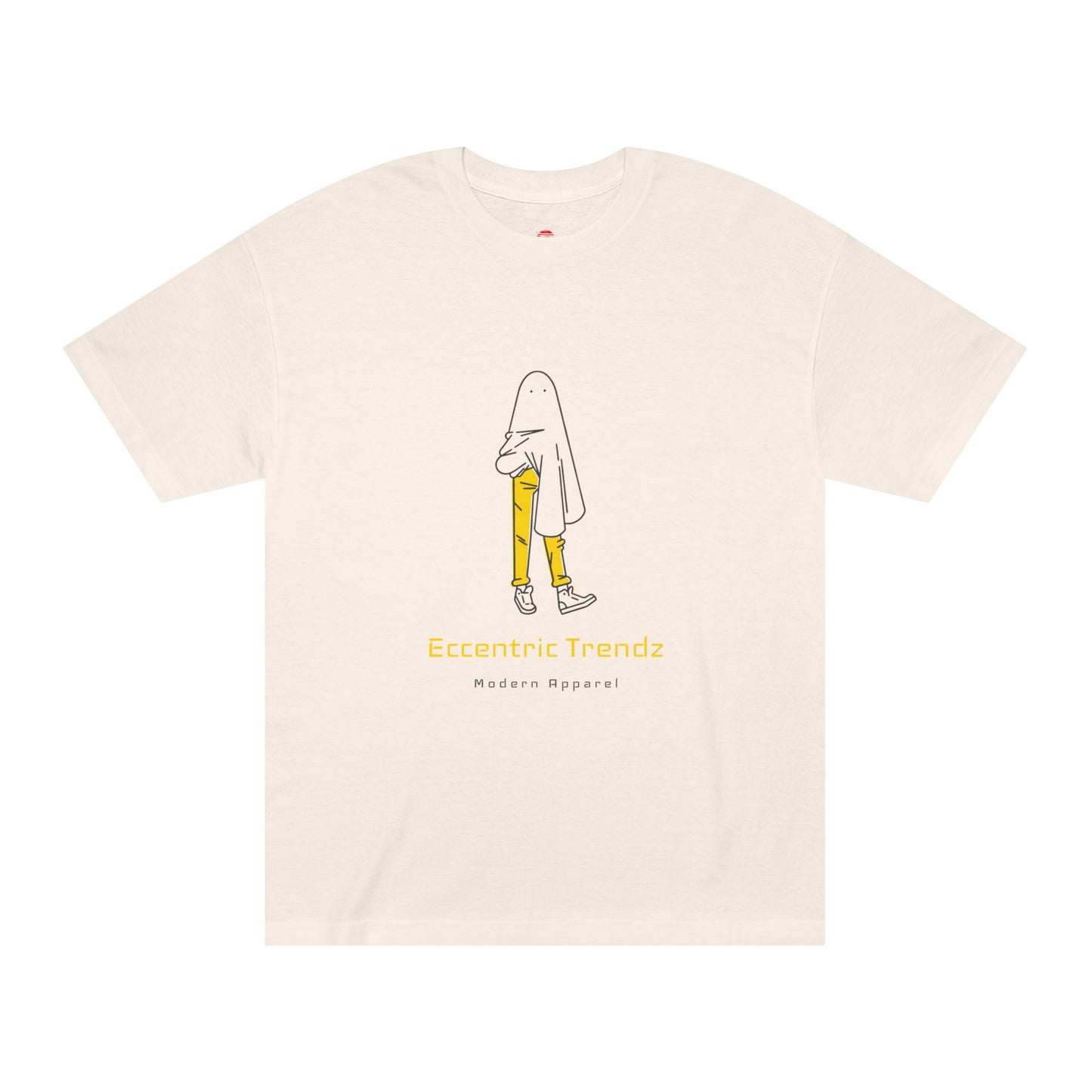 Eccentric Trendz Minimal Ghost Character Unisex Soft style Tee