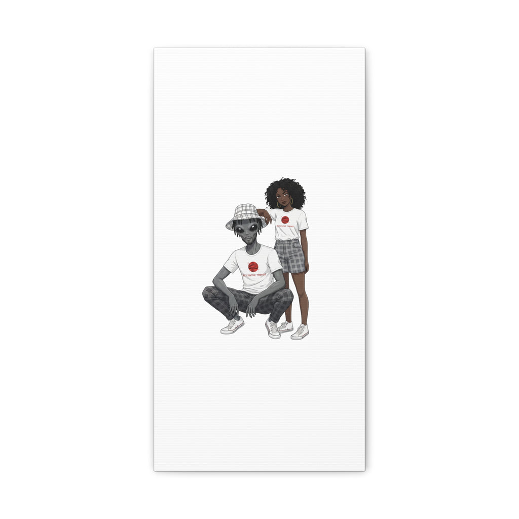 Eccentric Trendz Modern Minimalistic Dapper D & Nova Wall Art