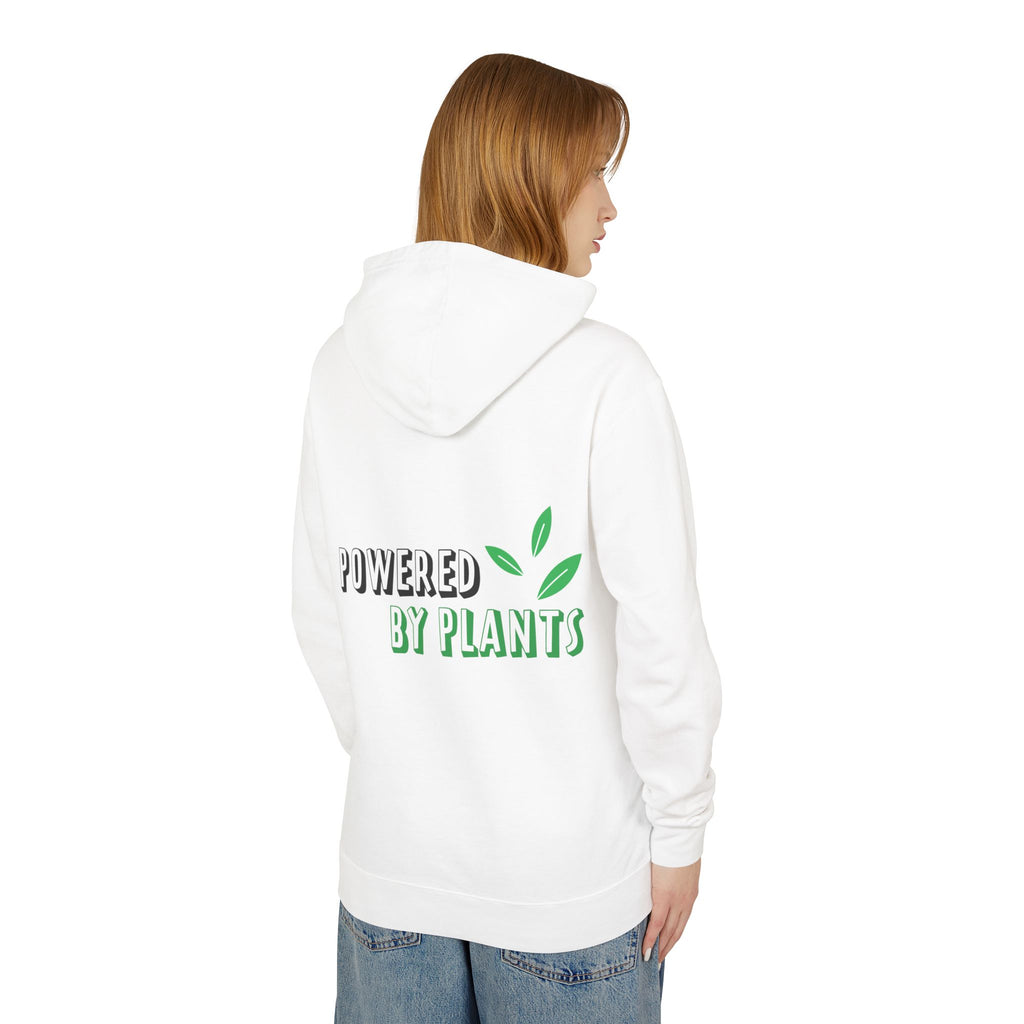 Eccentric Trendz Powered by Plants Hoodie Graphic Hoodie