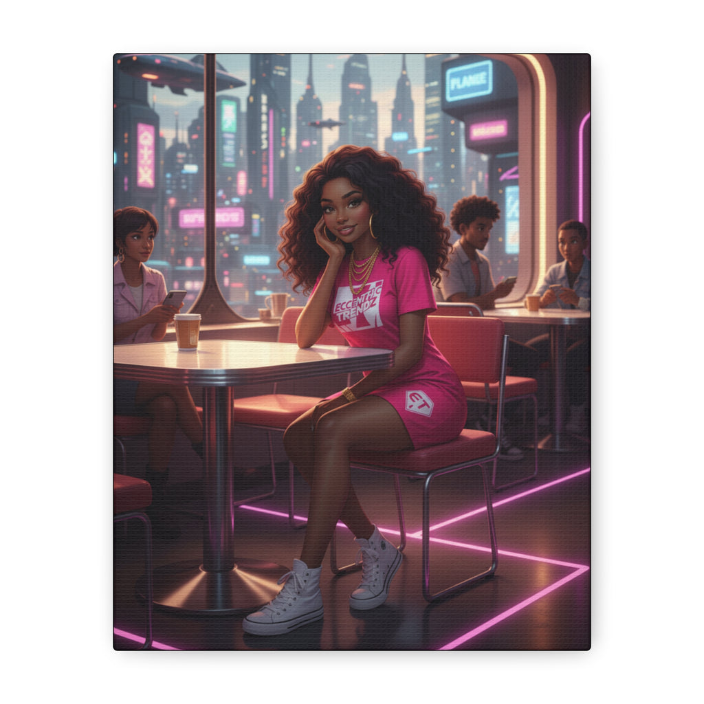 ECCENTRIC TRENDZ - NOVAS PINK DRESS ( PLANET TRENDZ CAFE )
