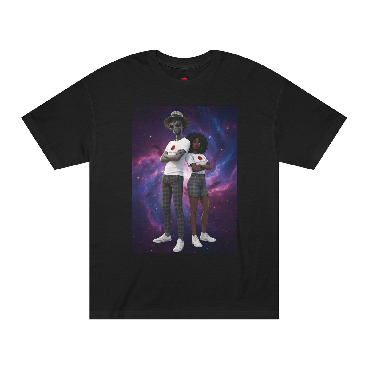 Eccentric Trendz dapper d & nova Minimal Graphic Tee