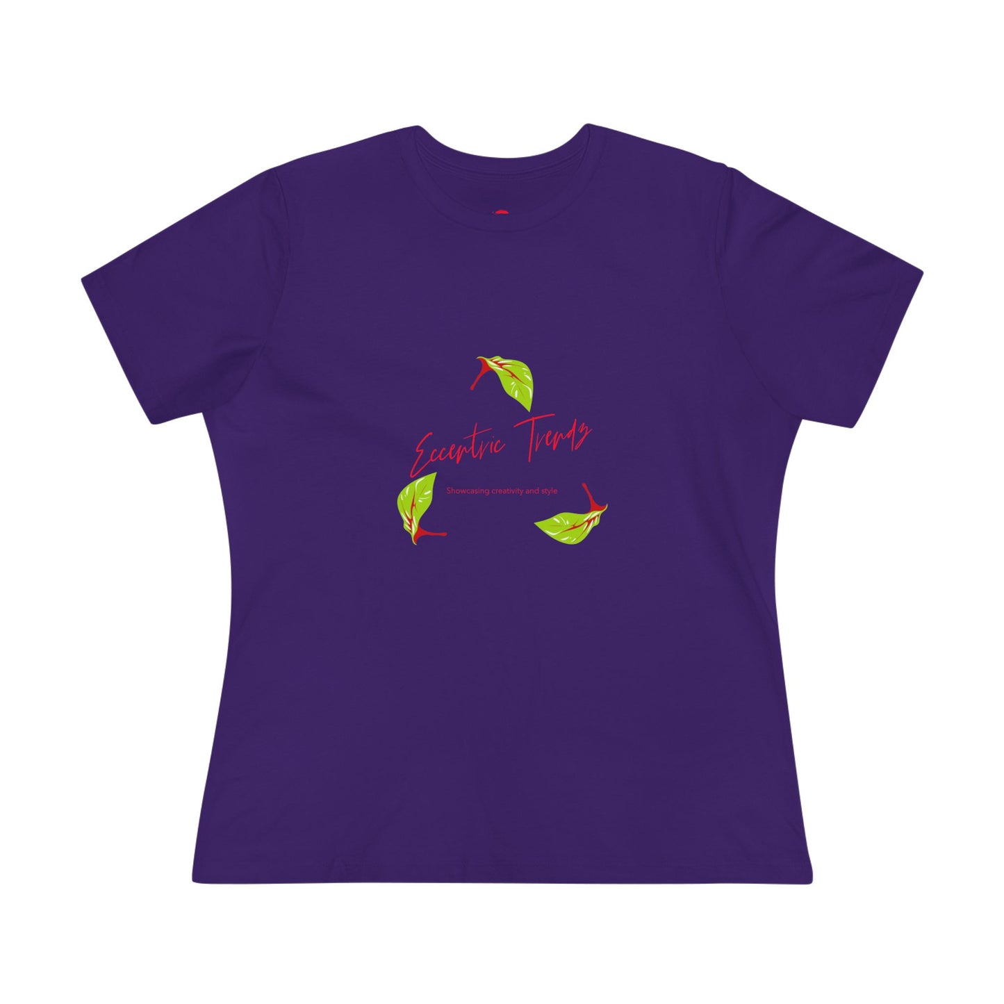 Eccentric Trendz Ladies' V-Neck "Escape to Tropics" Minimal Graphic Tee