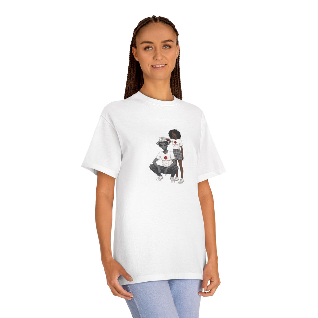 Eccentric Trendz Minimalist Dapper D & Nova Chill Design Graphic Tee