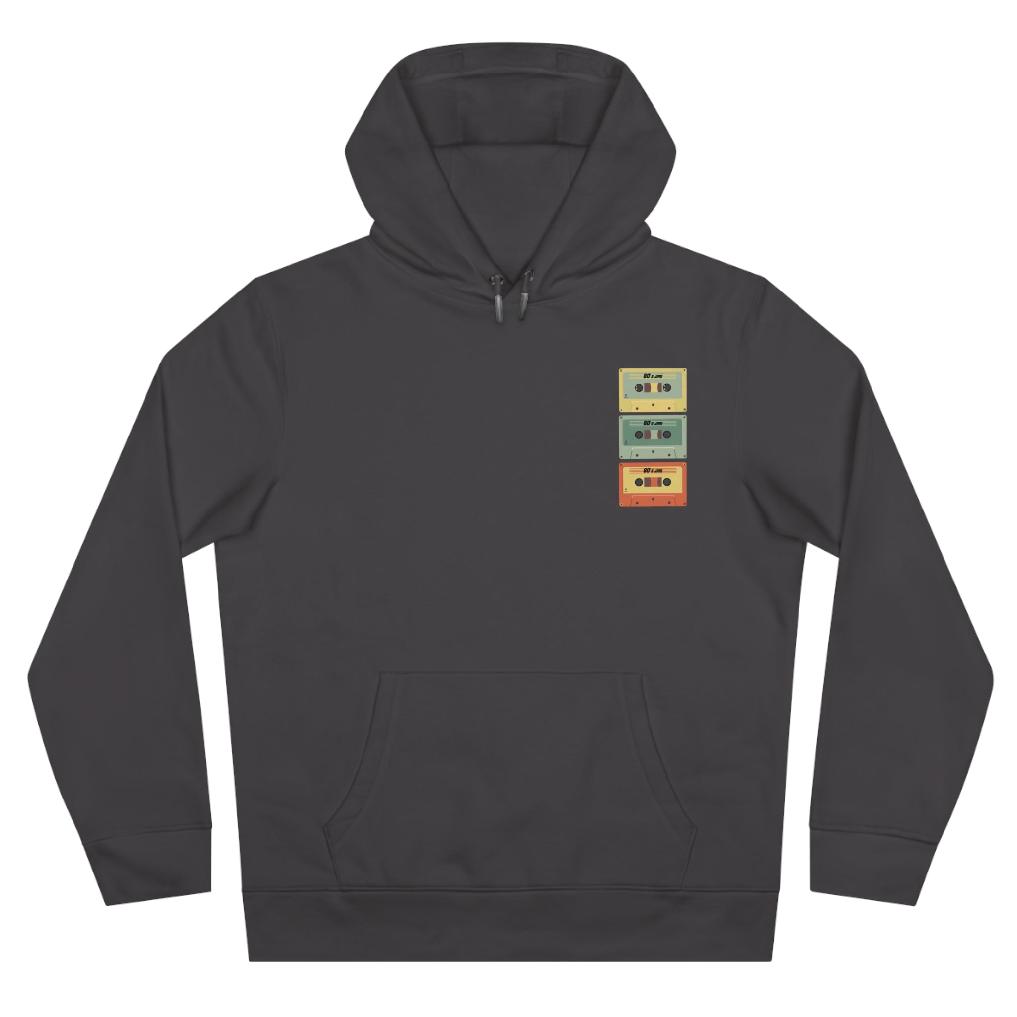 Eccentric Trendz Vibrant Vintage Retro Cassette Tape Hoodie