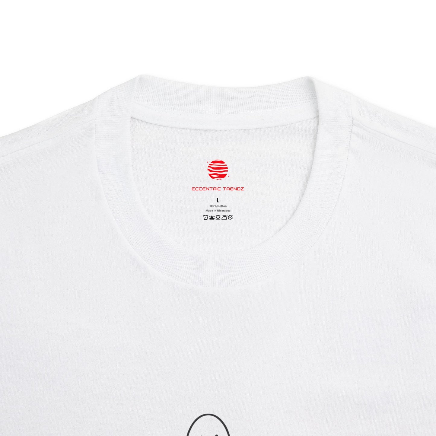 Eccentric Trendz Minimal Ghost Character Unisex Soft style Tee