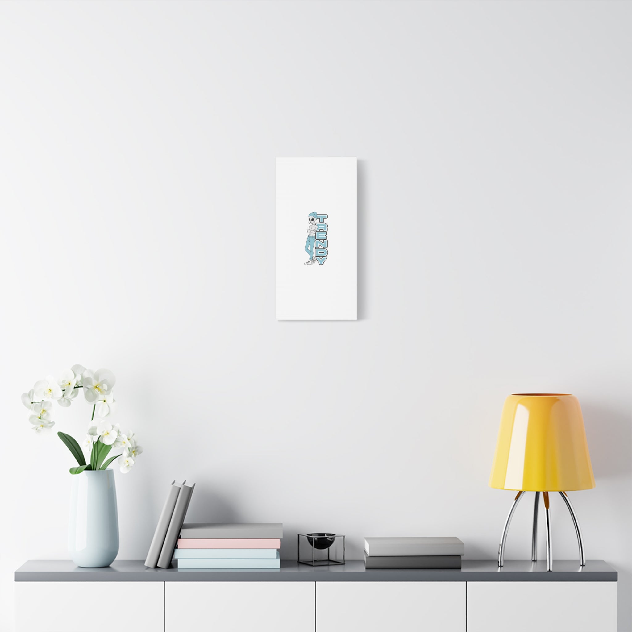 Eccentric Trendz Light-Blue Trendy Minimal Wall Art