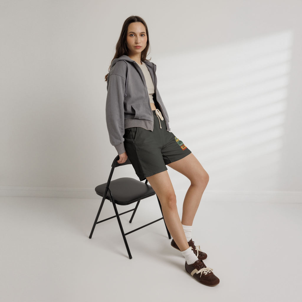 Eccentric Trendz Retro Cassette Tape Fleece Shorts