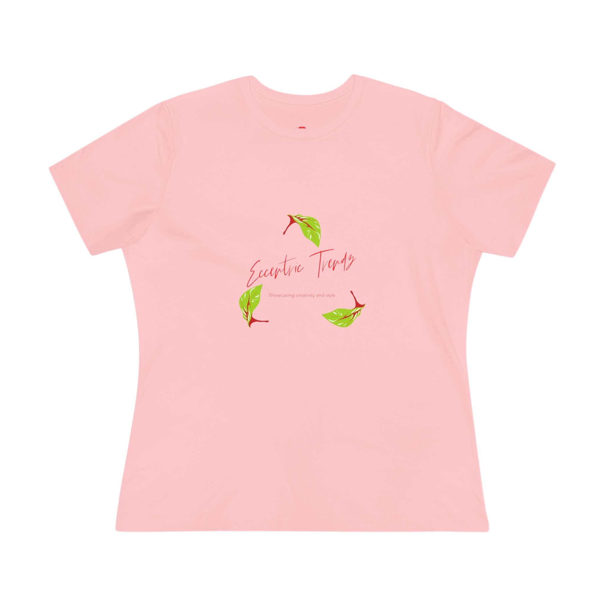 Eccentric Trendz Ladies' V-Neck "Escape to Tropics" Minimal Graphic Tee