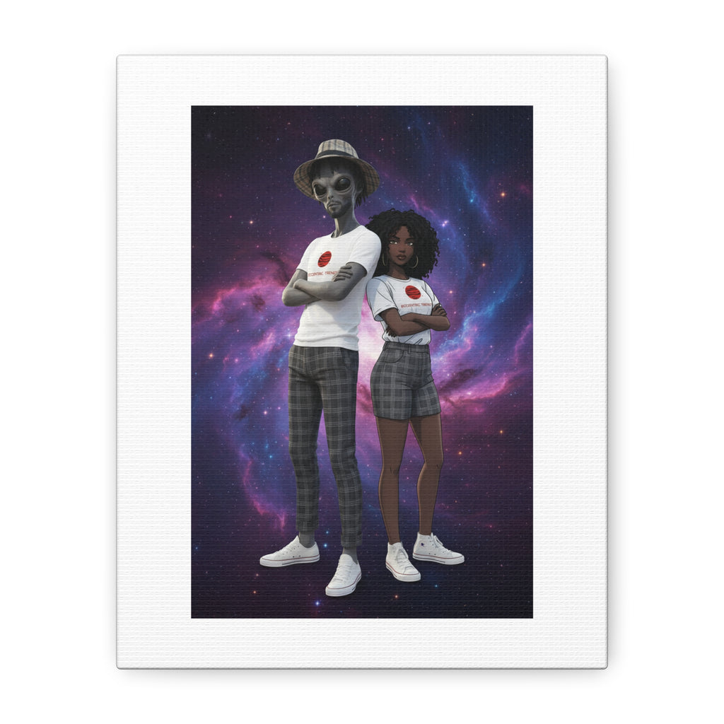 Eccentric Trendz Modern Dapper D & Nova Minimal Wall Art