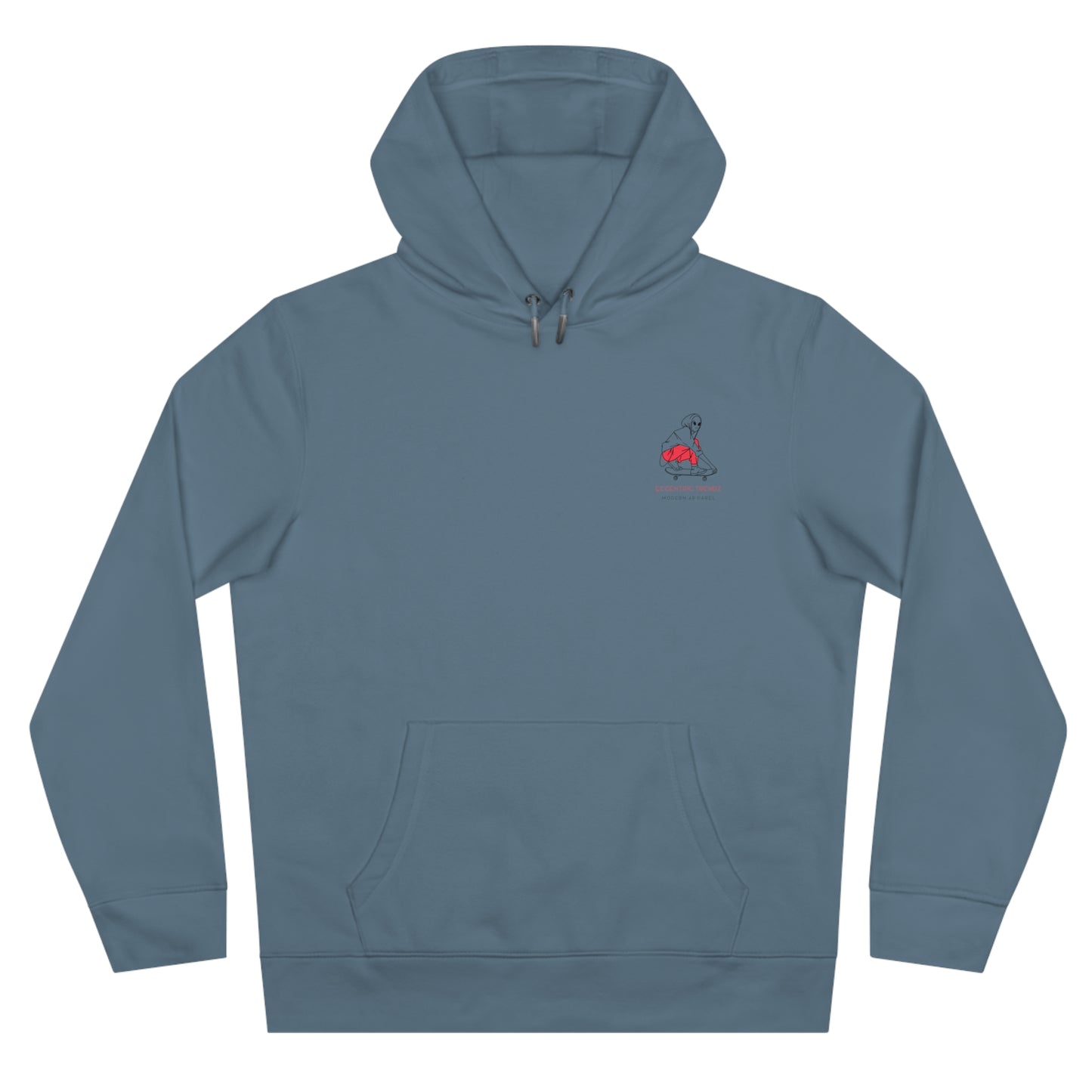 Eccentric Trendz Vibrant Alien Skater Hoodie