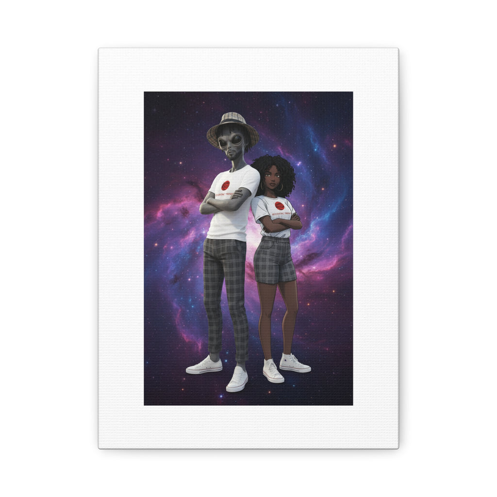 Eccentric Trendz Modern Dapper D & Nova Minimal Wall Art