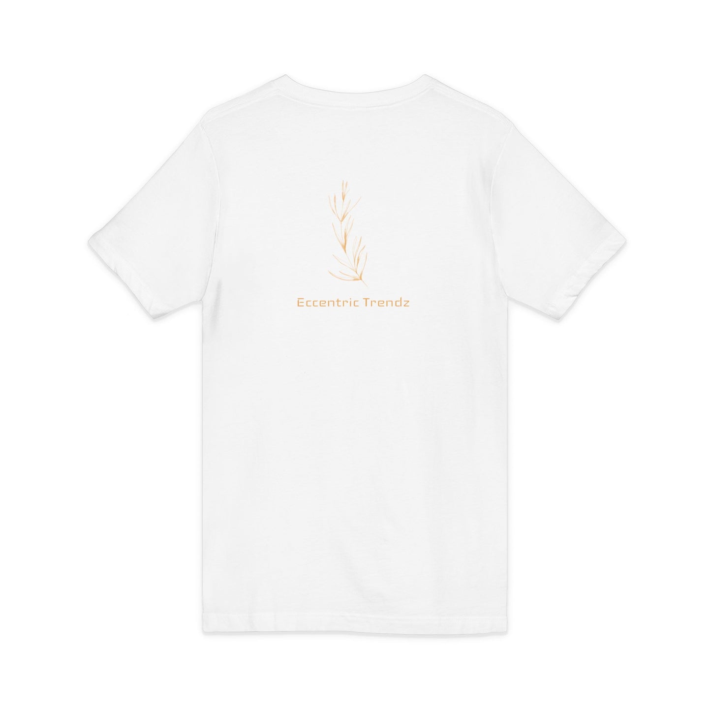 Eccentric Trendz Leaf V-Neck Tee — Stylish Soft Cotton