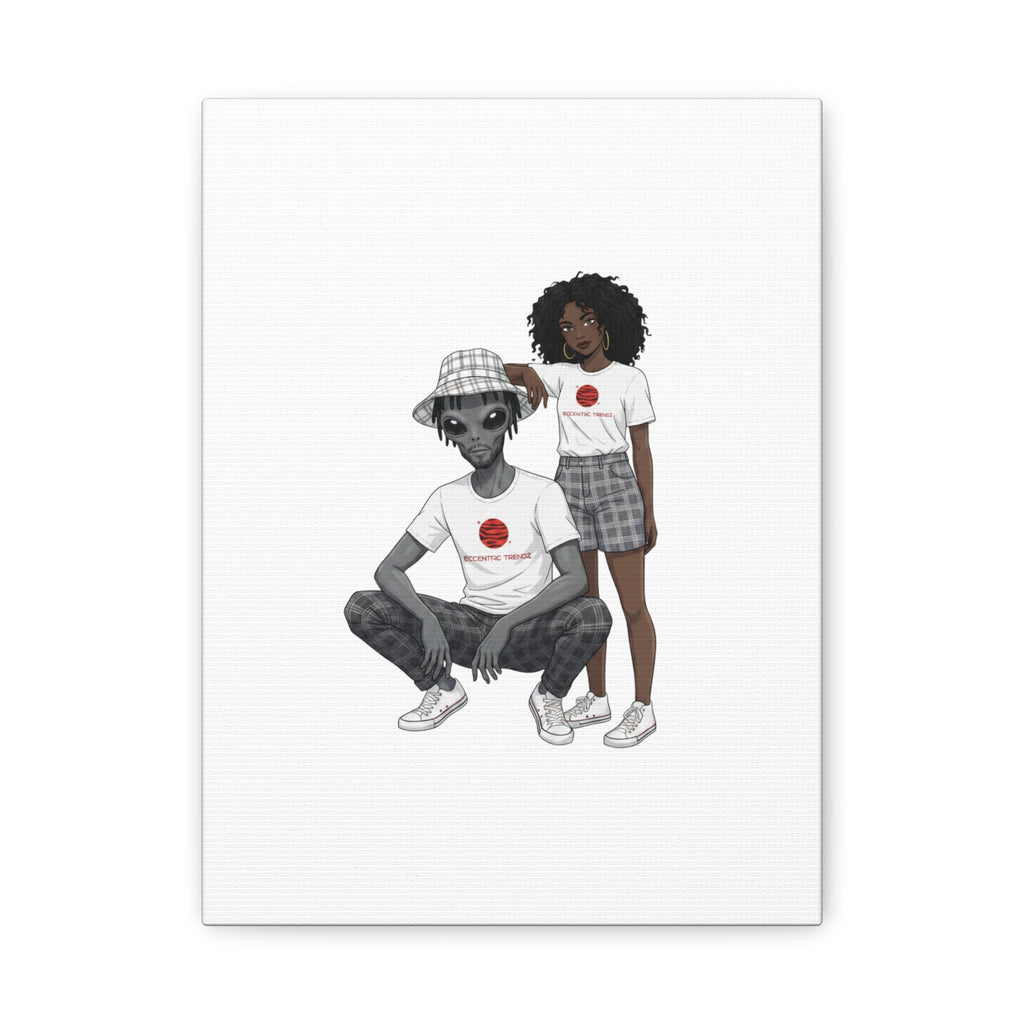 Eccentric Trendz Modern Minimalistic Dapper D & Nova Wall Art