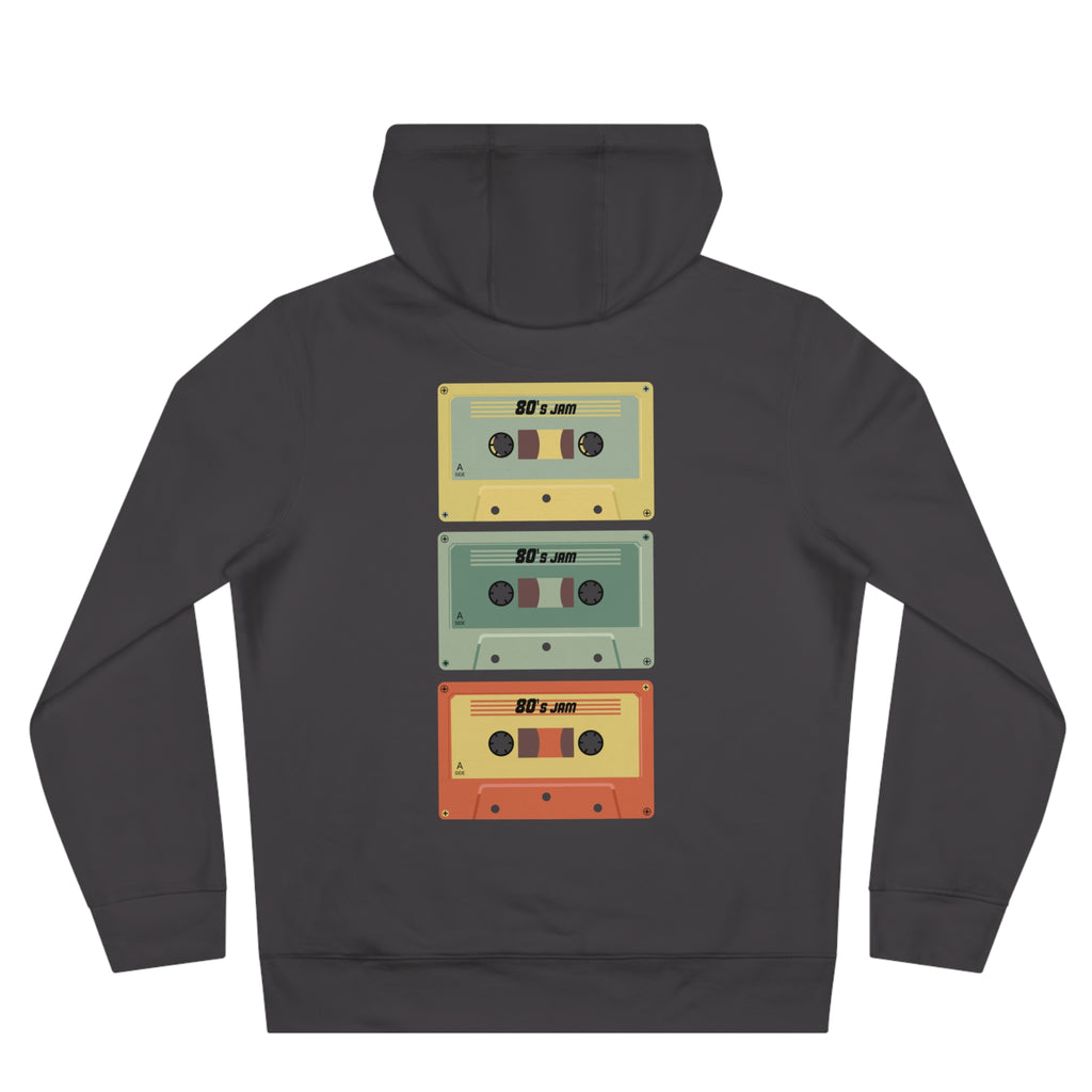 Eccentric Trendz Vibrant Vintage Retro Cassette Tape Hoodie
