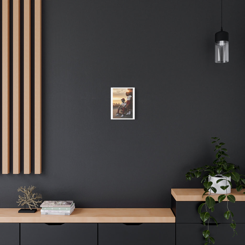 Eccentric Trendz Modern Minimal Dapper D & Nova Wall Art