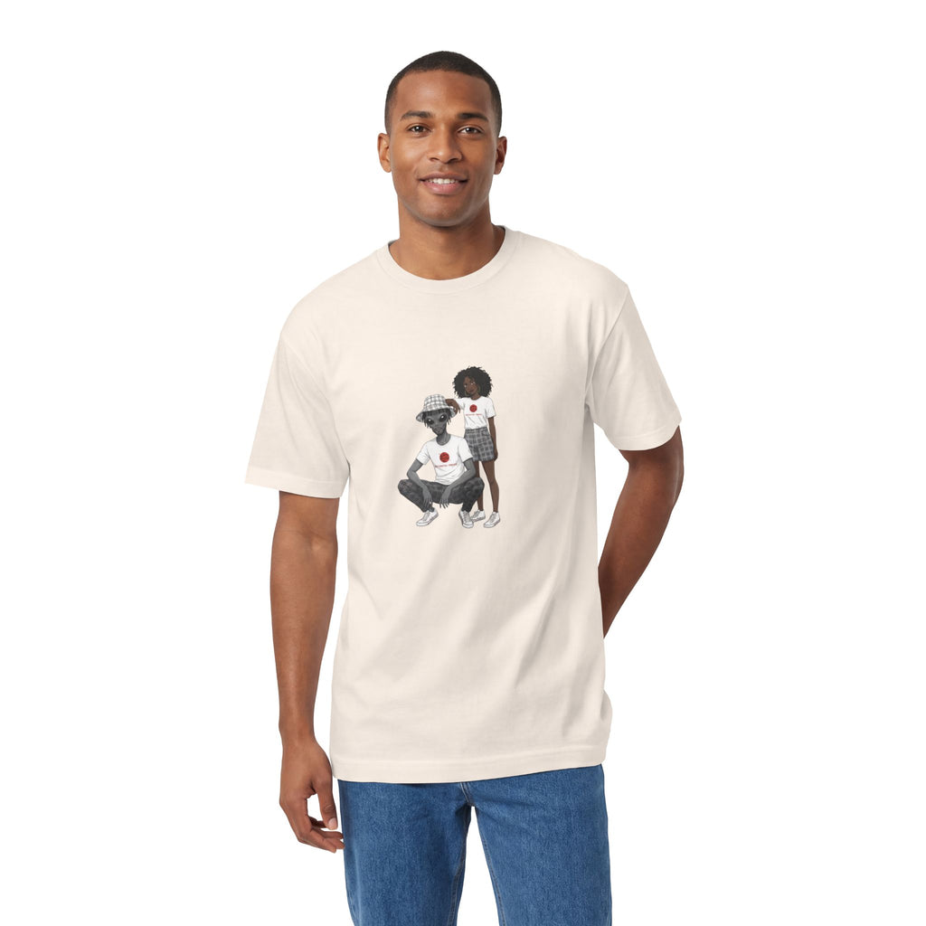 Eccentric Trendz Minimalist Dapper D & Nova Chill Design Graphic Tee