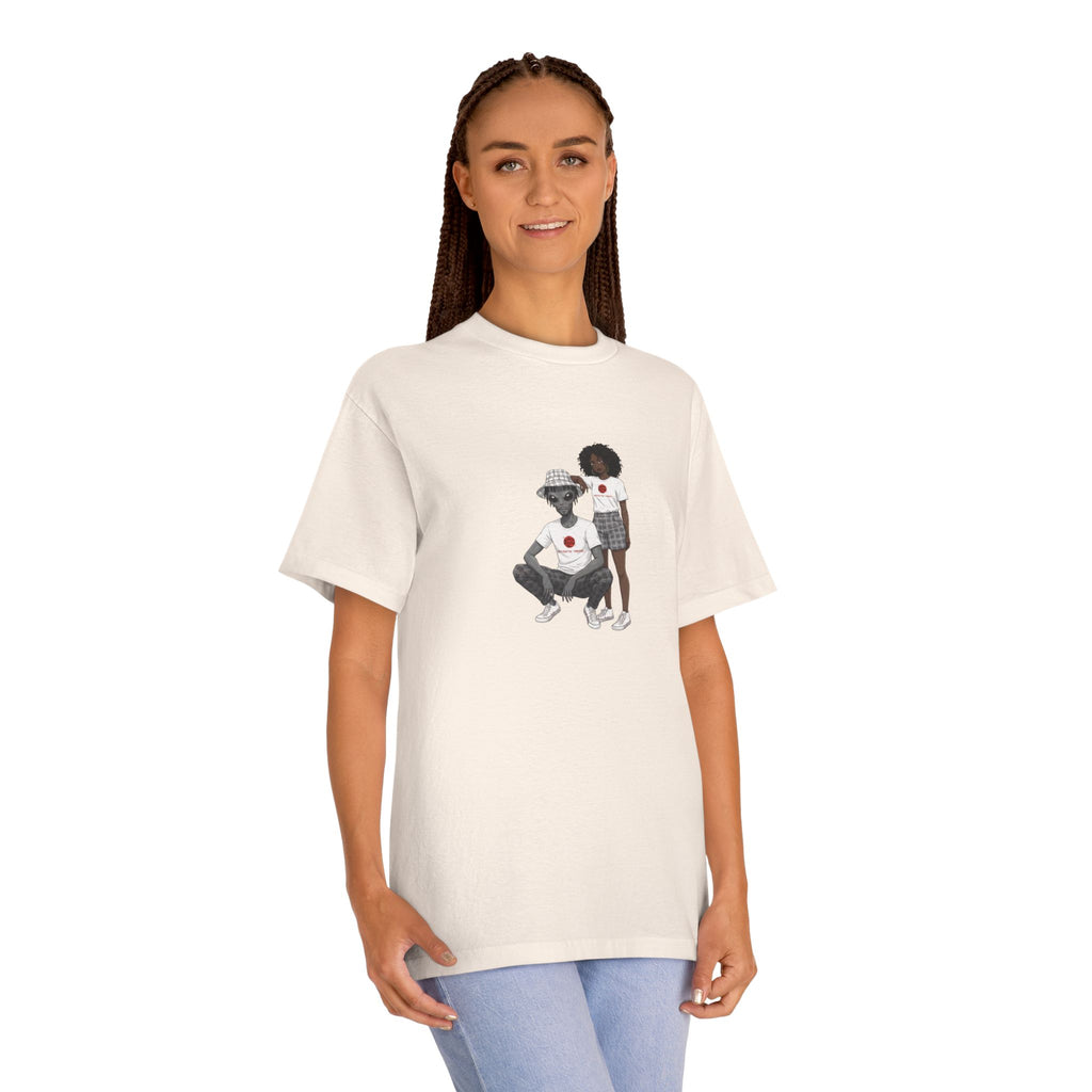 Eccentric Trendz Minimalist Dapper D & Nova Chill Design Graphic Tee