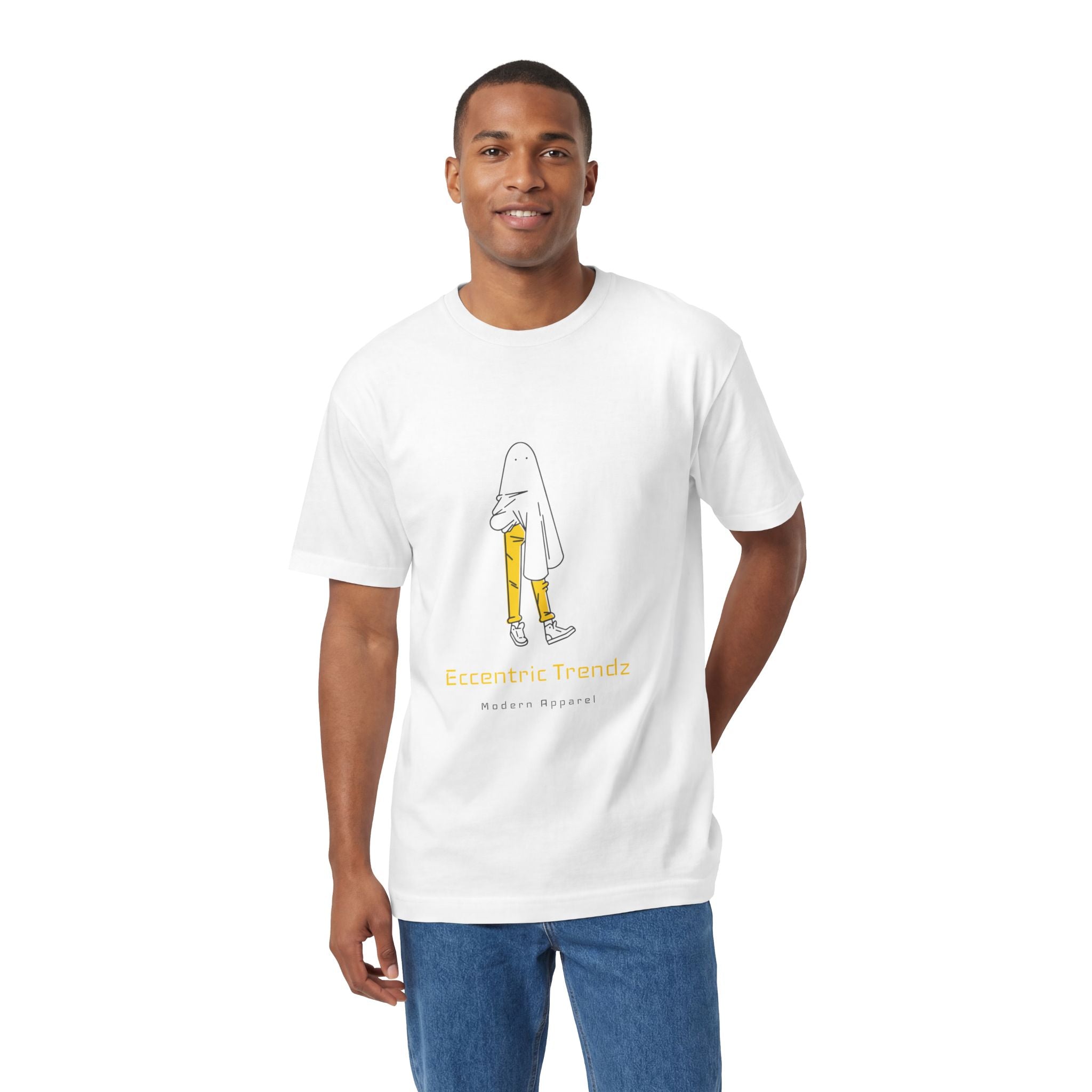 Eccentric Trendz Minimal Ghost Character Unisex Soft style Tee