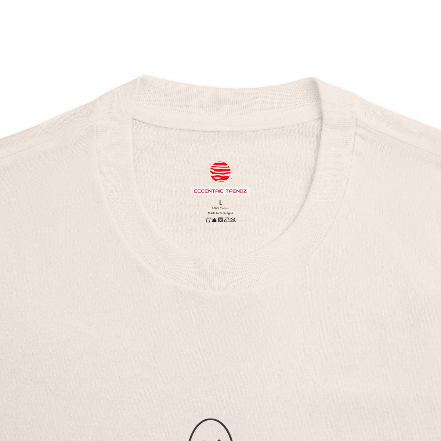 Eccentric Trendz Minimal Ghost Character Unisex Soft style Tee