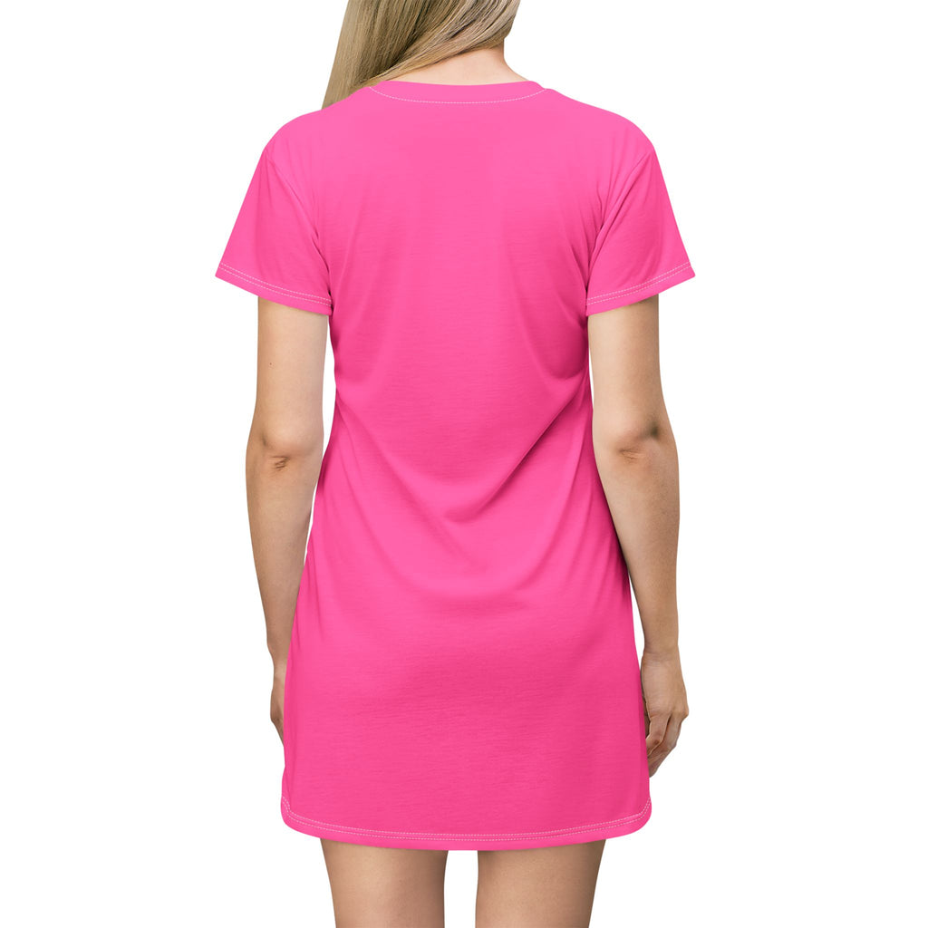 ECCENTRIC TRENDZ NOVA'S MINIMALISTIC DRESS ( MAGENTA )