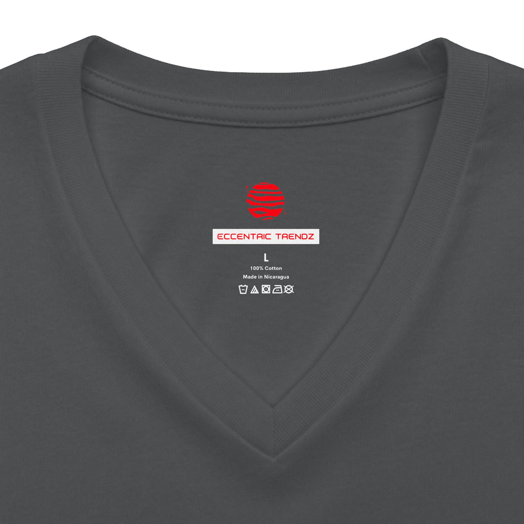Eccentric Trendz Stylish Soft Cotton V-Neck Tee Skater