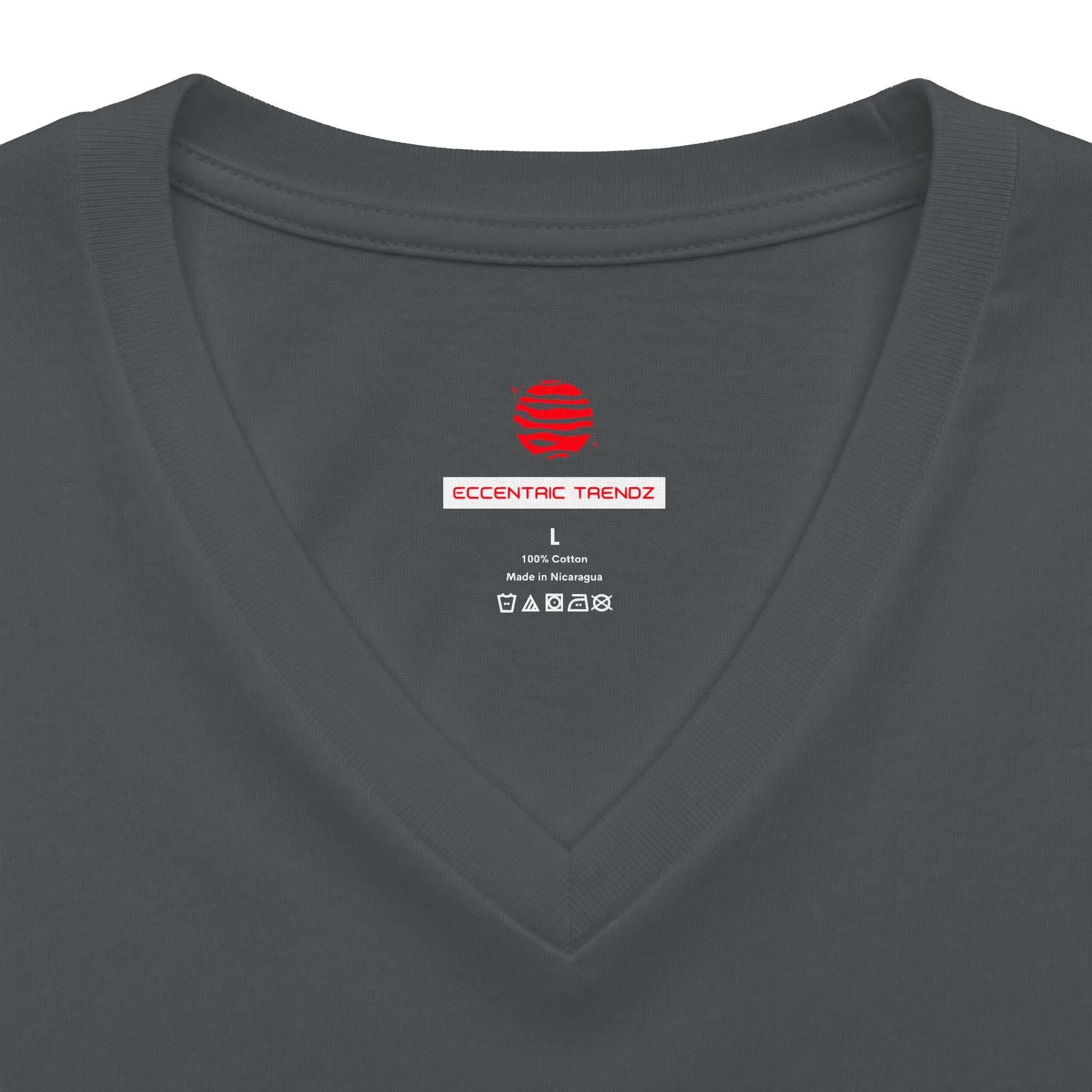 Eccentric Trendz Stylish Soft Cotton V-Neck Tee Skater
