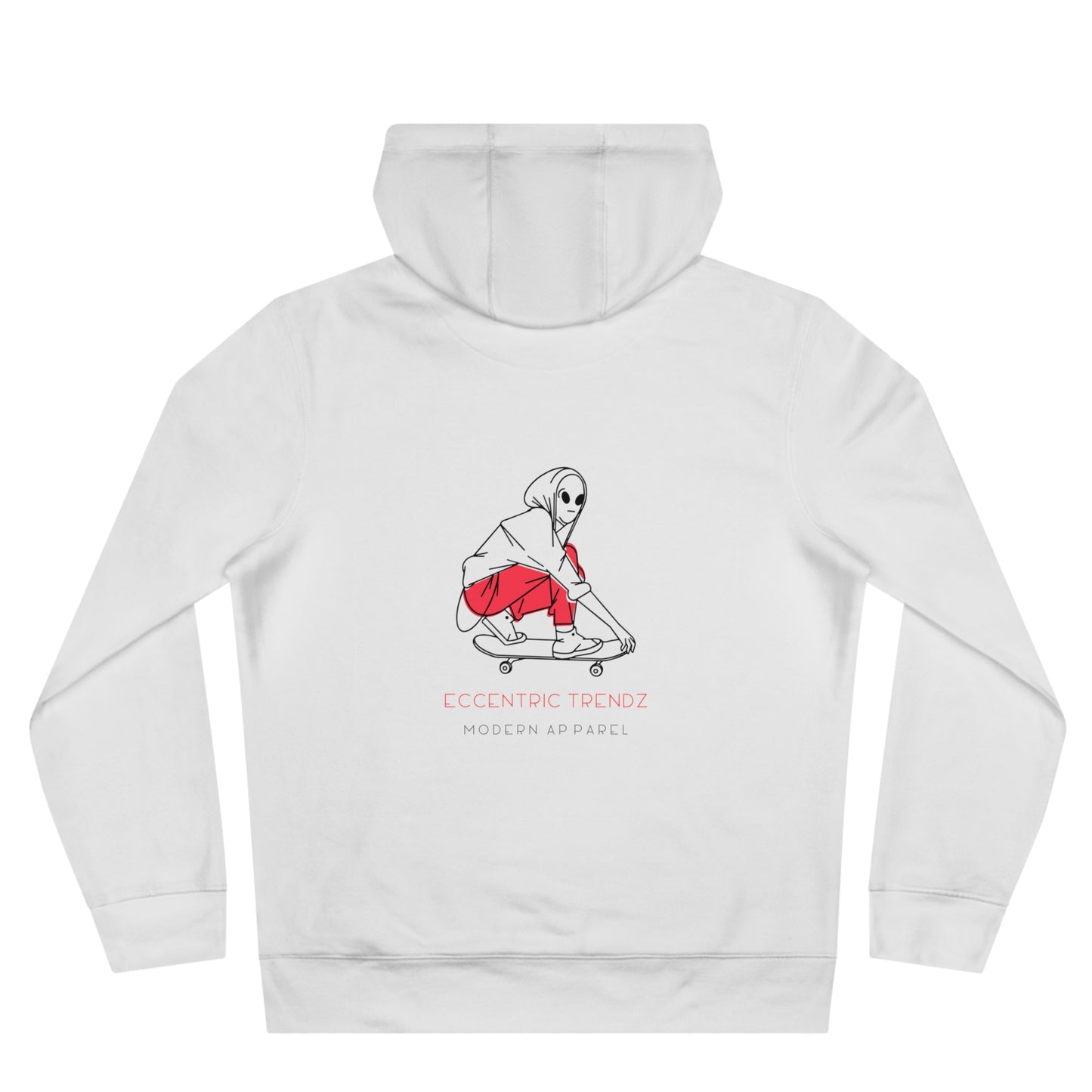 Eccentric Trendz Vibrant Alien Skater Hoodie