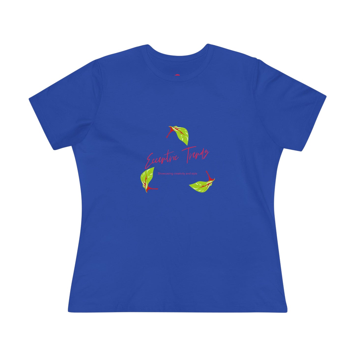 Eccentric Trendz Ladies' V-Neck "Escape to Tropics" Minimal Graphic Tee
